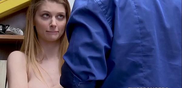  Busty Blonde Russian Teen Thief Nadya Nabakova Fucked By Corrupt Store Officer